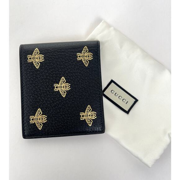 Gucci GG Monogram Bifold Wallet With White Leather - Picture 2 of 11